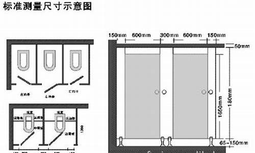 公共卫生间隔断尺寸图_公共卫生间隔断尺寸图纸